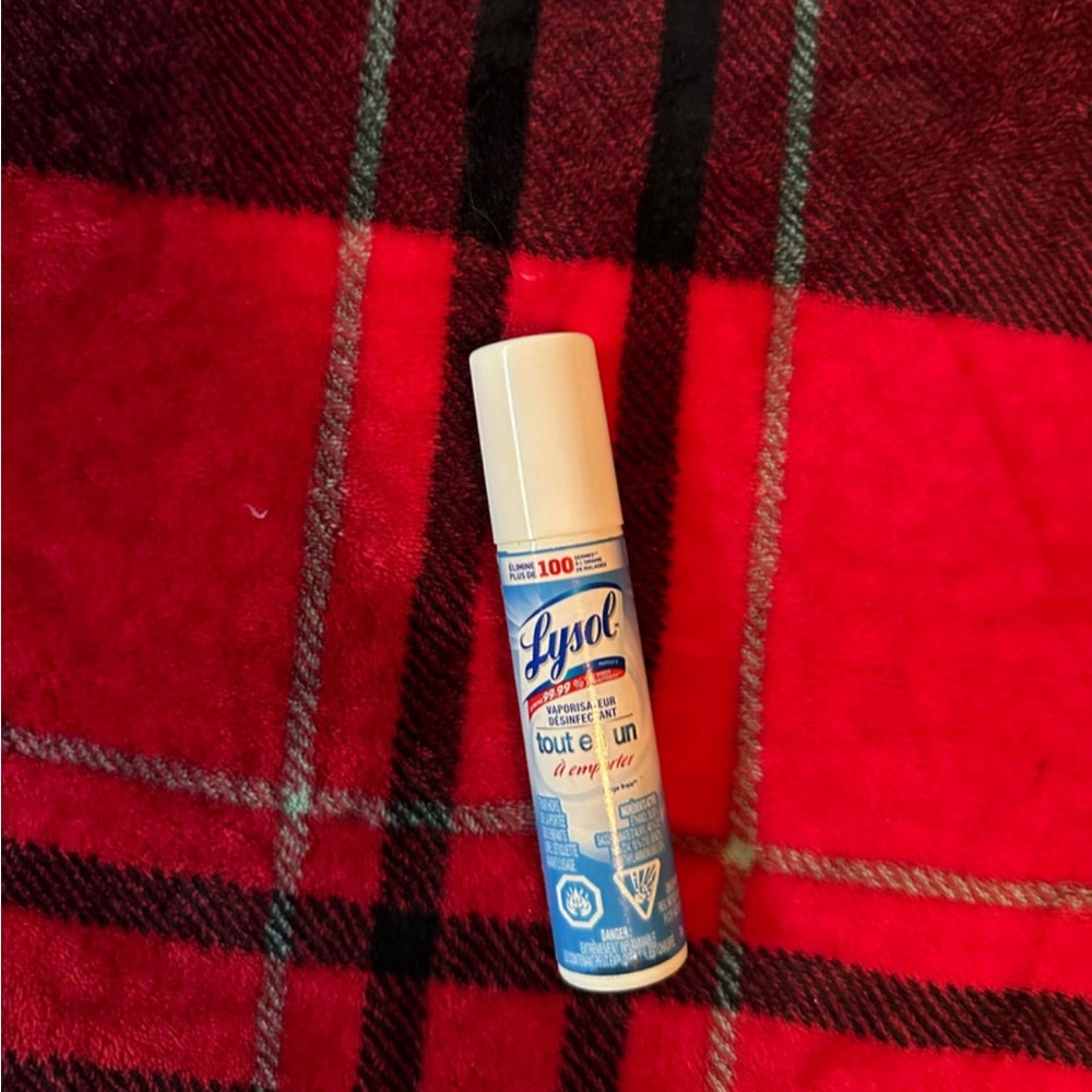 Lysol spray for purse / bag